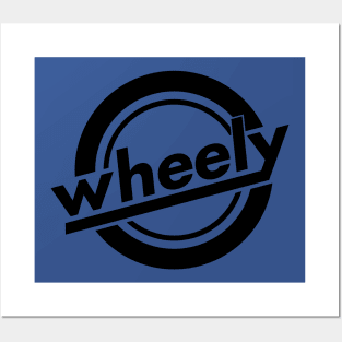 Wheely Logo Black, Front Posters and Art